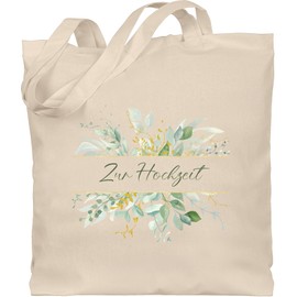 Shirtracer - Cotton Bag - Bags - Personal Gifts for Wedding Gift Box Bride and Groom Gift Ideas Bride and Groom Gift Marriage I Wedding Gifts, 1 natural white, Unit size