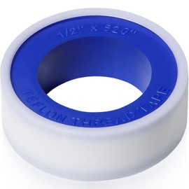 MEBMIK Teflon Tape,PTFE Plumbers Tape,for Sealing,Plumbing,Sealant,Thread Seal for Shower Head,Water Pipe,Prevent Leakage,(1 Roll,1/2 Inch X 520 Inches).