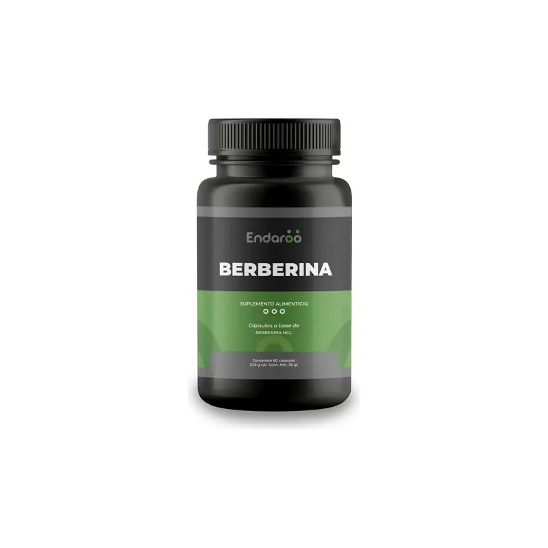 Berberina Cápsulas Suplemento Bienestar Metabólico Endaroo