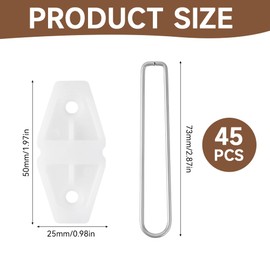 FCKLVMC 45 Pcs Self Adhesive Picture Frame Easel Back, Adjustable Stainless Steel Picture Frame Backing Board for 5.9-11.8 Inch Picture Frame Stand