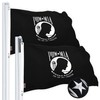 G128 POW MIA Flag 4x6 FT 2-Pack Embroidered Spun Polyester