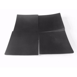 Lucky Star Melamine Plates Sushi Sashimi Salad Serving Dinner Platter Dishes, 9" or 11", Square, Black (10, 9 inch)