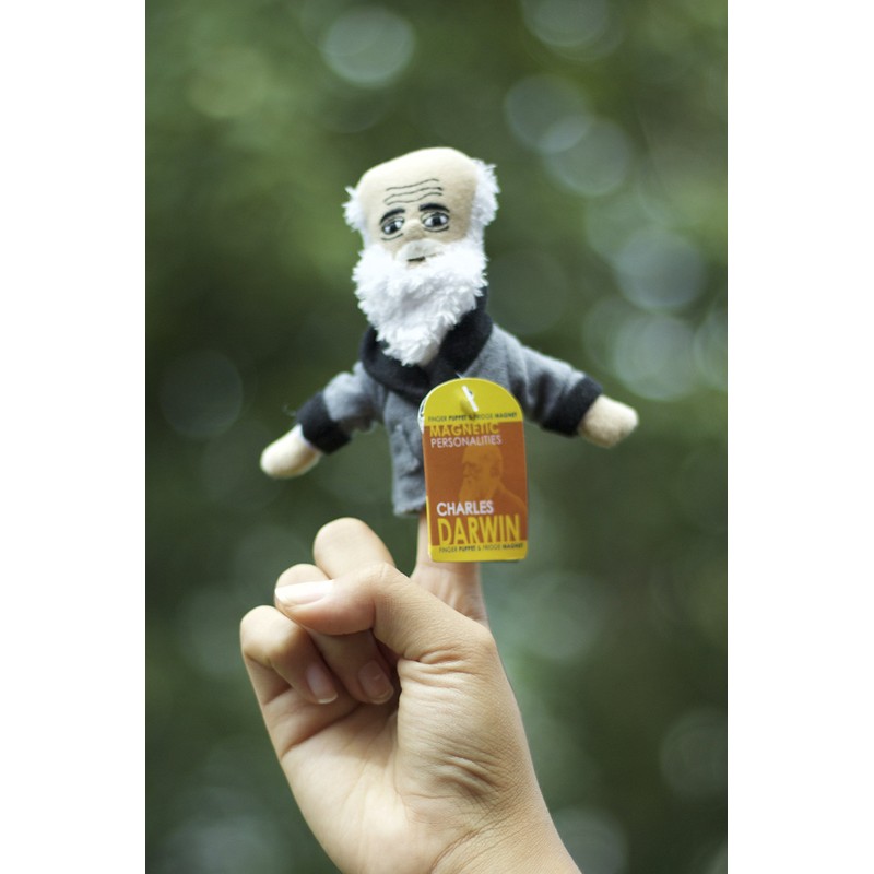 Charles Darwin Finger Puppet by The Unemployed Philosophers Guild