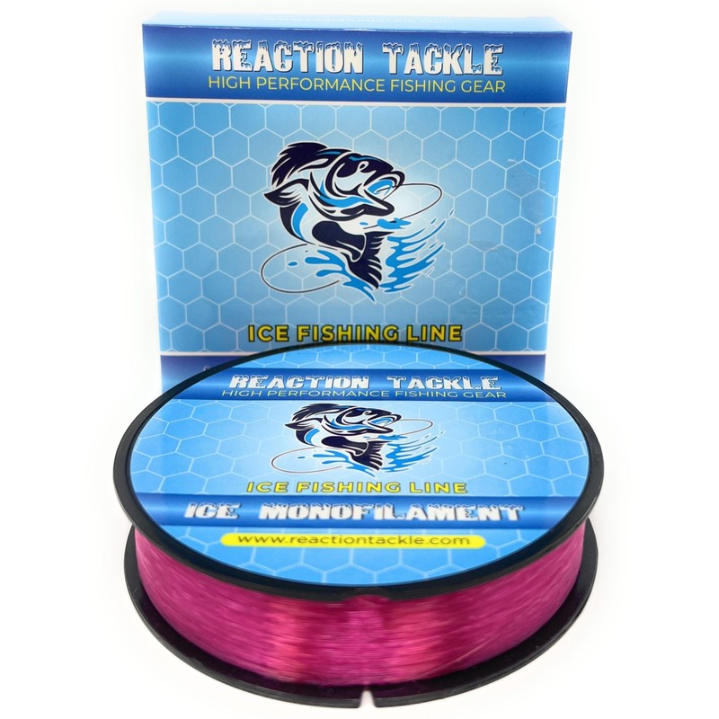 Reaction Tackle Ice Monofilament – Ice Fishing Mono Line, Tip-Up
