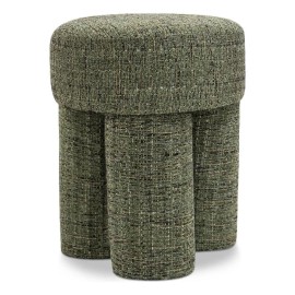 Meridian Furniture Larson Green Fabric Ottoman/Stool