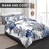 WeCozy 5 Pcs Twin Size Comforter Set with Pillowcase &
