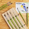 Da Vinci FIT Brush in Bamboo Mat, Green, kurzstielig