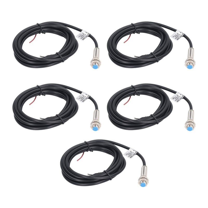 5Pcs Proximity Sensor Approach Switch 4‑24VDC NPN Normally Open for