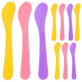 TEHAUX 10pcs Makeup Spatula Tool for Facial Masks Random Color Comfortable Handle for Easy Application for and Beauty Sampling