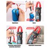 Digital Clamp Meter Automatic Intelligent Voice Announcement ABS Red Multi