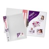 Snopake A4 Clear Premium ClampBinder [Pack of 1] 100 Sheet