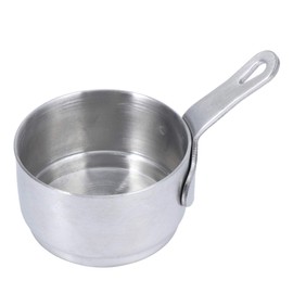 Hemoton Mini Saucepan Butter Milk Cheese Melting Pot Pan Small Heating Pot Cookware with Handle for Home Kitchen Restaurant Size S 9.5x5.3x5cm