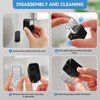 Toothbrush Holders for Bathrooms, 2PCS Innovation Single Slot Toothbrush Holder