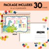 Dino-Mite Cute Dinosaur Themed Welcome Back To School Blank Postcards