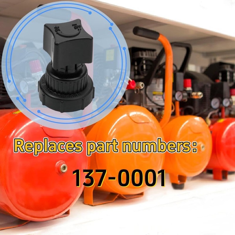 iRomehony Replacement Manifold Plastic Air Compressor Regulator Valve Knob Fit