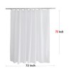 Vosign Shower Curtain Liner 72 X 78 Inch Eatra Long