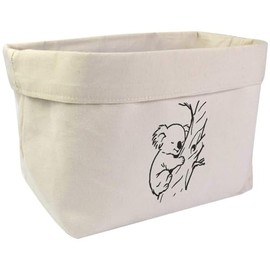 Large 'Koala Napping In Tree' Canvas Organiser/Storage Bag (OR00031188)