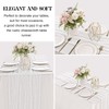 6 Pieces White 10FT Cheesecloth Table Runner Boho Gauze Fabric