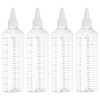 PATIKIL 230 Ml/8 oz Plastic Squeeze Bottles with White Twist