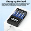 VENNERLI AA 3000mAh Rechargeable Nickel-Metal Hydride Batteries 1.2V Low Self-Discharge