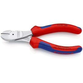 Knipex 74-05-160 6.3" High Leverage Diagonal Cutters - Chrome w/MultiGrip