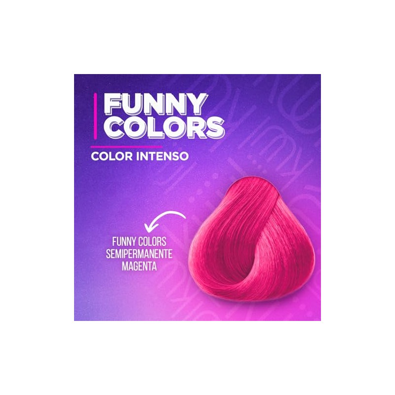 KÜÜL Funny Colors Tono Magenta Tinte Semipermanente Brillo Hidratación 90ml