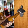 2PCS Cast Iron Wall Mounted Bottle Opener Vintage Rustic with