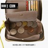 Beaure B-24097 Women's Genuine Leather Short Wallet, Middle Wallet, Round