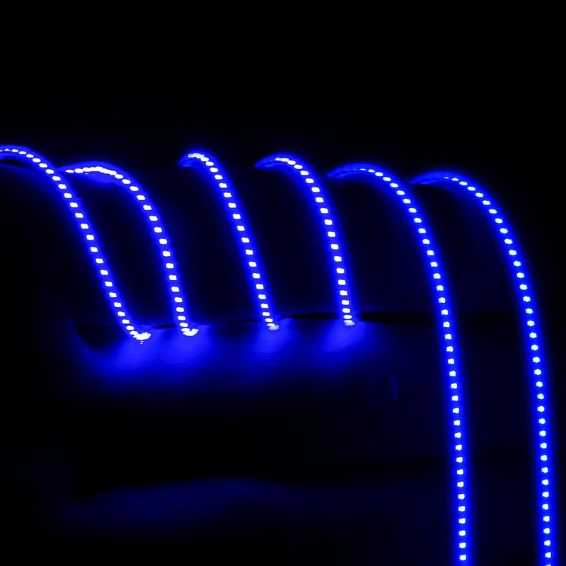 AOLTNRC 2pcs LED Light Strip for RC Cars, Flexible Cuttable