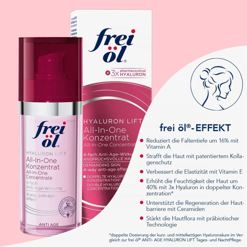 FREI ÖL Anti-Age Hyaluronic Lift All-In-One Concentrate 30 ml