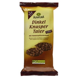 Alnatura Organic Spelt Crispperthal Dark Bitter, Pack of 6 (6 x 100 g)