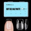 TOMICCA Ballerina Nail Tips, Pack of 510 False Nail Tips,