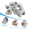 10 PCS Hearing Aid Domes Silicone Ear Tips,Universal Fit Replacement