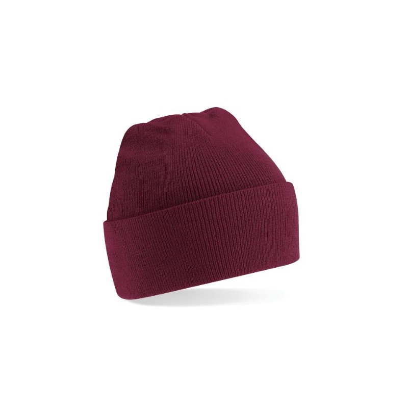 Beechfield Classic Cuffed Beanie - Warm and Stylish Hat Burgundy