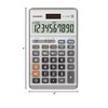 Casio Inc. JF-100BM Calculadora de función estándar, multicolor, 4 1/4