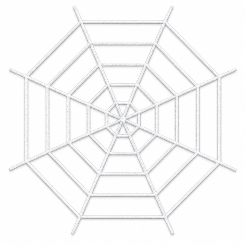 150/250cm Giant Stretchy Spider Web Halloween Cobweb, Black White Spider