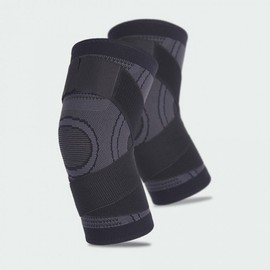 Muscle Art Knee Brace 1pc / Muscle Joint Hiking Fitness Running Green/L 6ea