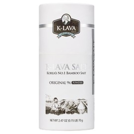 K-LAVA SALT—Korea's No.1 Bamboo Salt—Original 9x, Powder, 2.47 Ounce