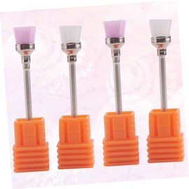 Healvian 2sets Professional Nail Dust Brush Portable Nail Cleaning Tools for Art Manicure Set 2 Patterns 4pcs*2