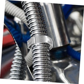 Gadpiparty 10pcs Stainless Steel Single Ear Hose Clips Drive Hose Clamps for Gas Heavy Duty Resistant for Home Automotive Industrial Applications