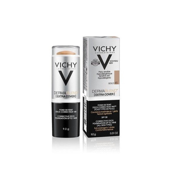 Vichy Dermablend Extra Cover Stick 9g - Gold 45
