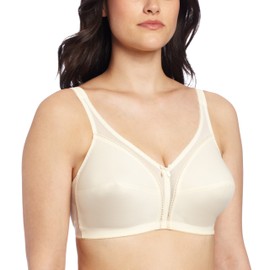 Carnival Women's Full Figure Camisole Strap Soft Cup Wire Free Bra, Champagne, 34B