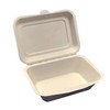 Disposable Eco Stylish Lunch Container Unbleached Mold Food Pack L