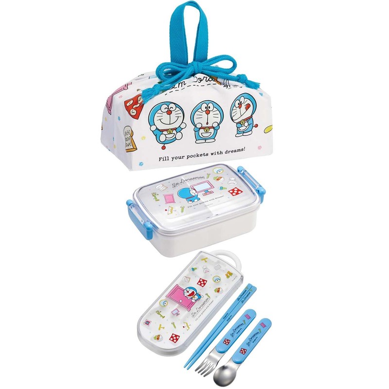 Skater KB7-A Sanrio Children's Lunch Bag, Drawstring Bag, Line Design,