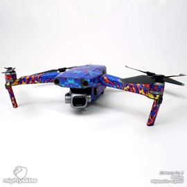 MightySkins Skin Compatible with DJI Mavic 2 Pro or Zoom - Raining Cats | Protective, Durable, and Unique Vinyl Decal wrap Cover | Easy to Apply, Remove, and Change Styles | Made in The USA