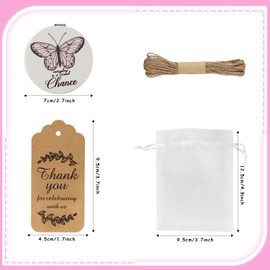 wxfdac 24Pcs Butterfly Compact Mirrors Bulk Wedding Party Favors for Guests, Inspirational Cute Portable Folding Makeup Mirrors Set, Return Gifts for Bachelorette Wedding Bridal Party Souvenir Gift