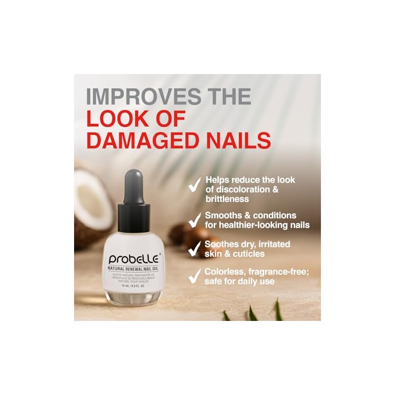 Probelle Sistema Cosmético 100% Natural para Restaurar las Uñas Dañadas