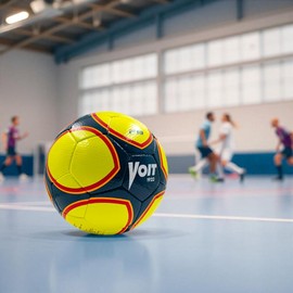 Voit Futsal Ball Size 4 - Durable and Perfect for Amateur Training, Hand-Stitched, for Indoor