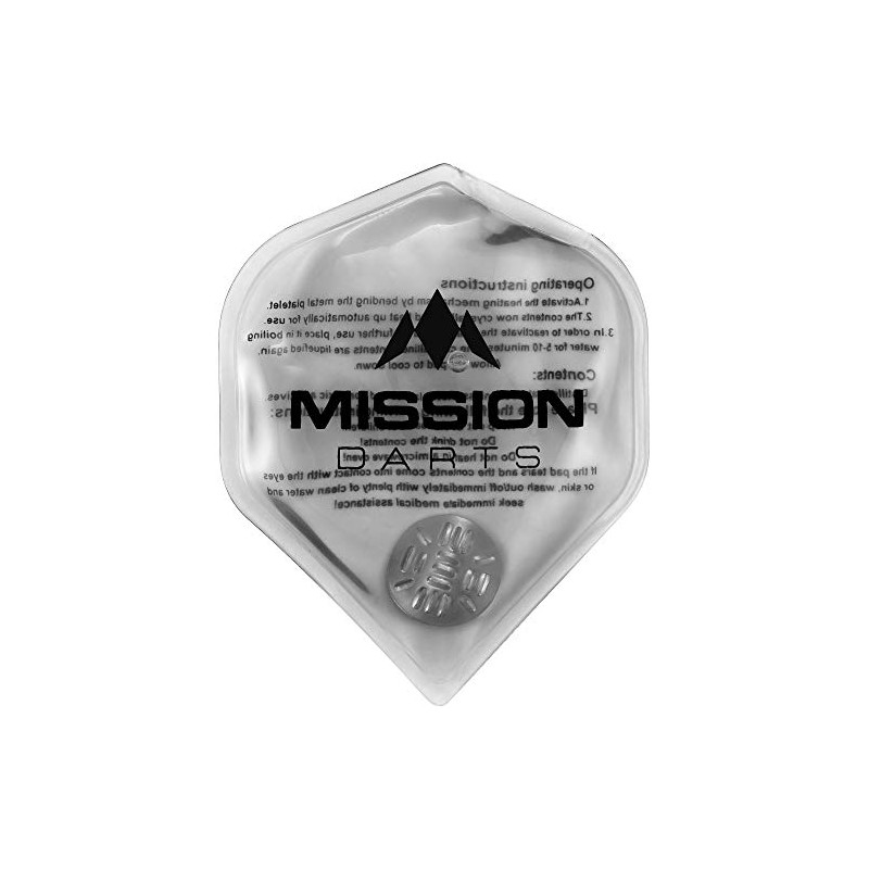 Mission darts Flux Luxury Hand Warmer, Transparent