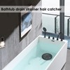 Huntonry Hair Catcher Shower Drain, Shower Drain Cover Strainer, Bathtub